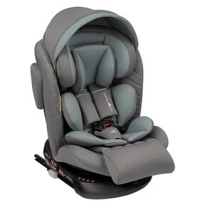 Indigo Автокресло 0-36 кг Indigo SMART+ ISOFIX серый/зеленый