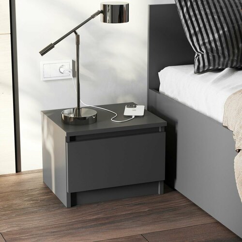 Тумба прикроватная Мори ТПМ 400.1, Графит