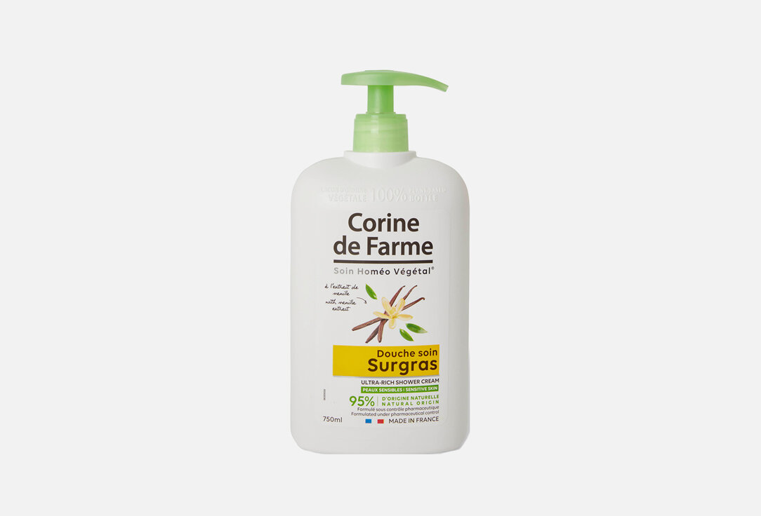 Крем для душа Corine de Farme, Vanilla extract 750мл