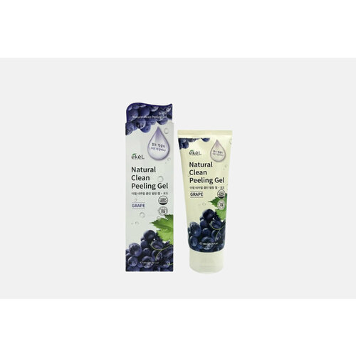 Пилинг-скатка для лица Ekel Natural Clean peeling gel Grape / объём 180 мл пилинг скатка ekel с экстрактом винограда natural clean peeling gel grape 180 мл