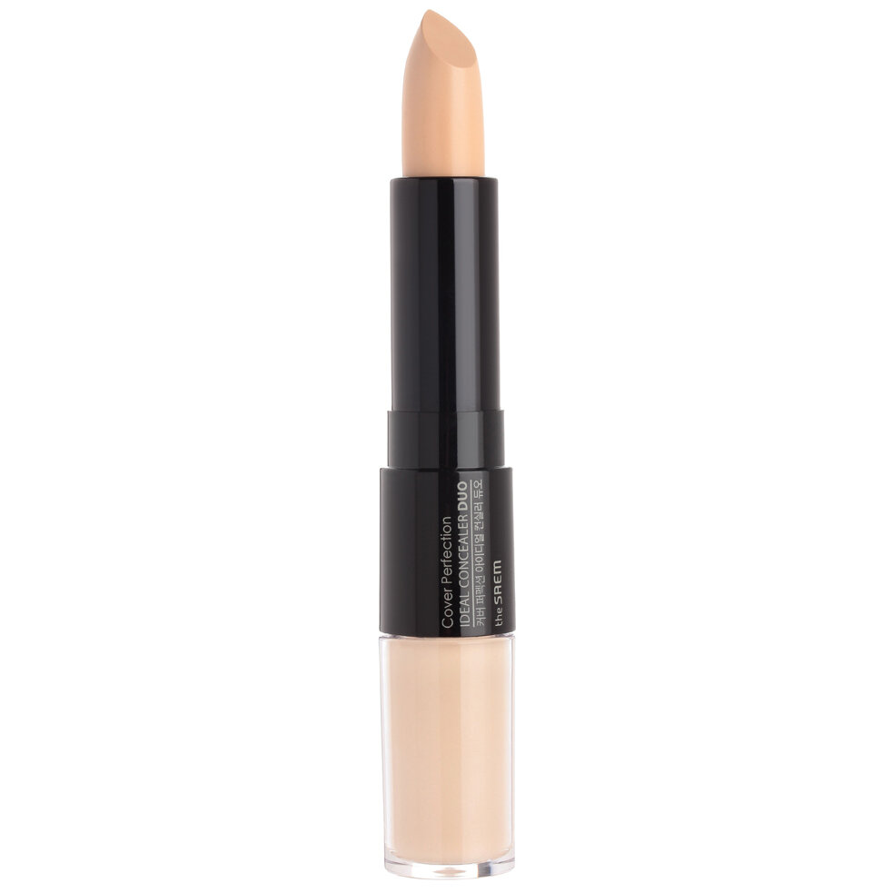 Консилер двойной The Saem Cover Perfection Ideal Concealer Duo1.5Natural Bei - фото №13