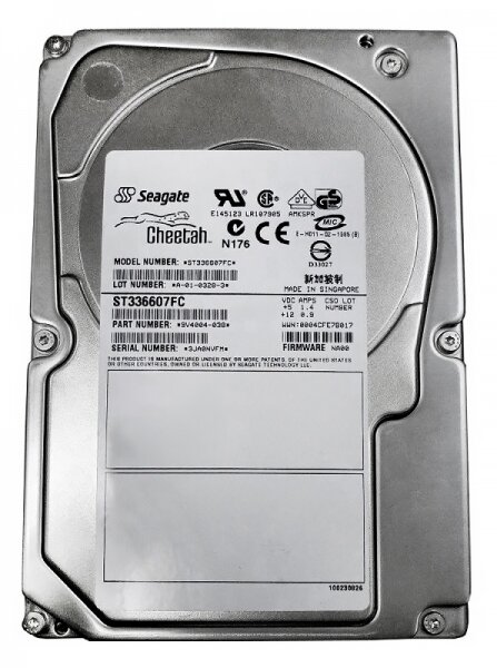 Жесткий диск Seagate ST336607FC 36,6Gb Fibre Channel 3,5" HDD