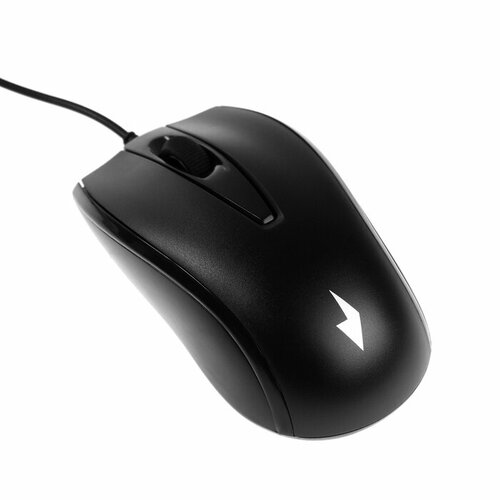 Мышь Gembird MOP-110, проводная, оптическая, 1000 dpi, USB, чёрная (комплект из 4 шт) черный