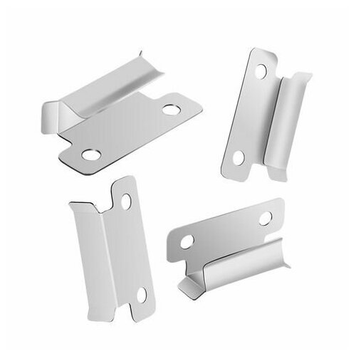 Держатель зажим крепление для стекла нагревательного стола 3D принтера комплект 4шт 409₽