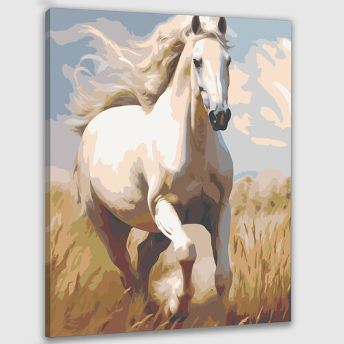 Картина по номерам 50х40 Лошадь