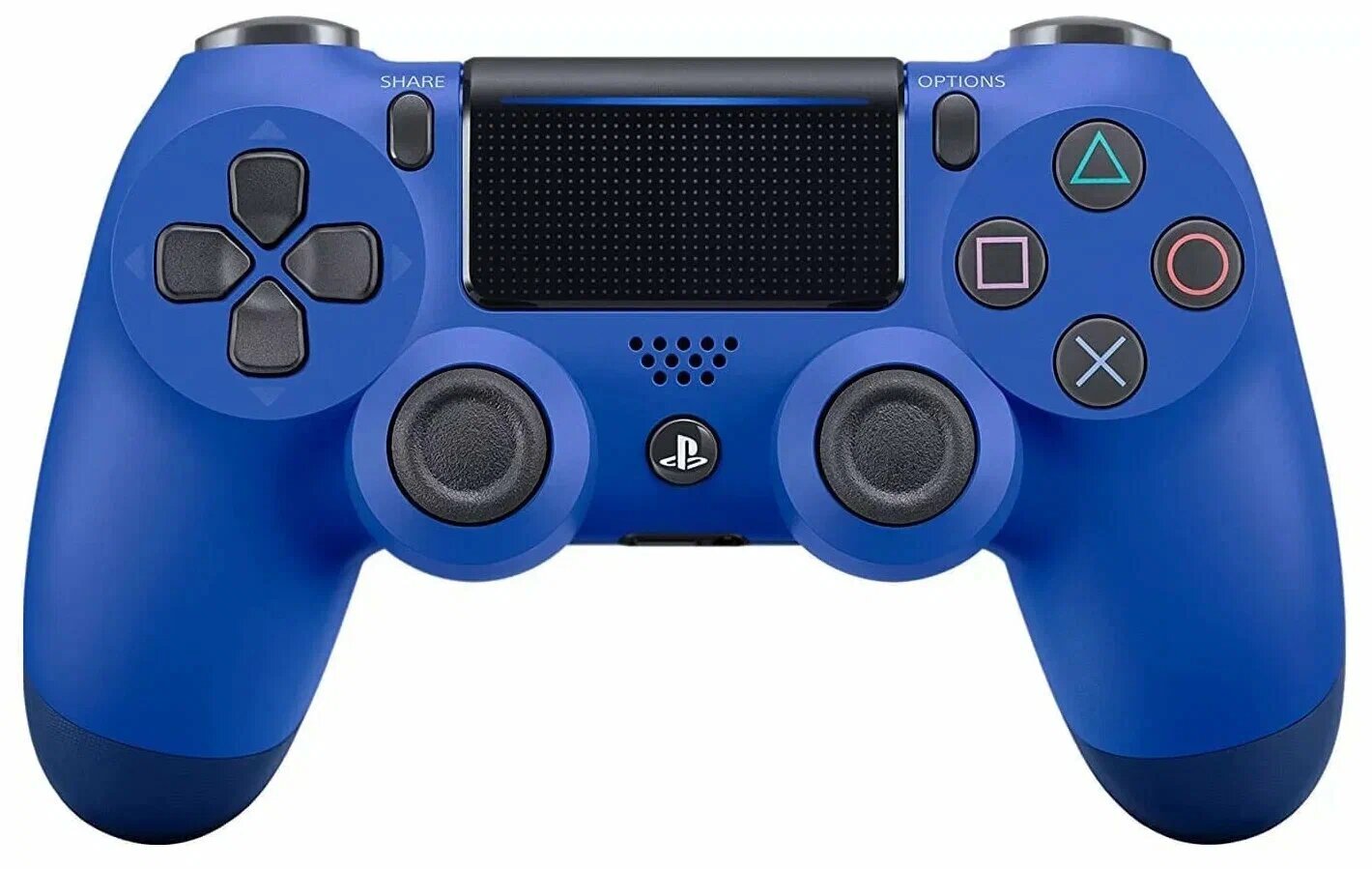 Геймпад Sony DualShock 4 v2 CUH-ZCT2E, синяя волна, 1 шт.