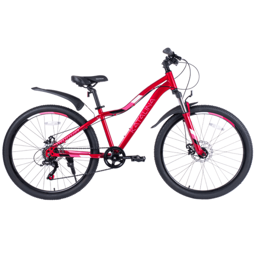 Горный MTB велосипед TechTeam Katalina 26 disc 2023 рама 14 красный NN007720 24090₽