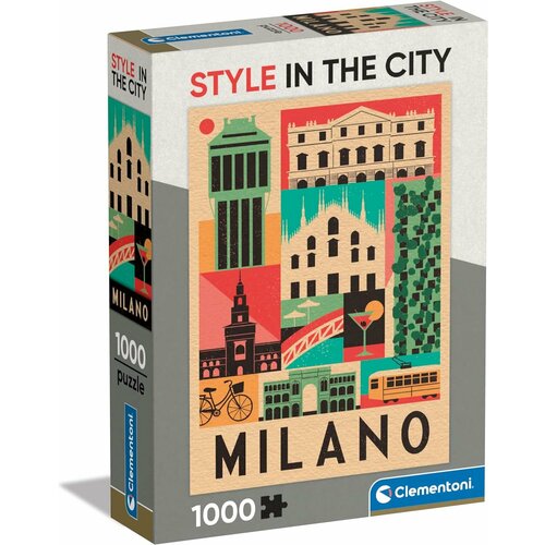 Пазл для взрослых Clementoni 1000 деталей: Милан