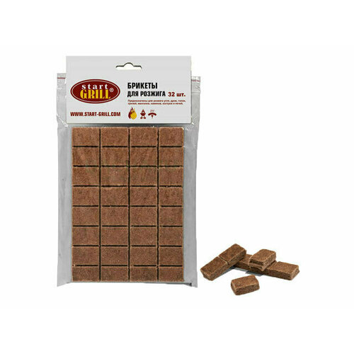 Брикеты для розжига Start Grill, SG-BI, 32 штуки