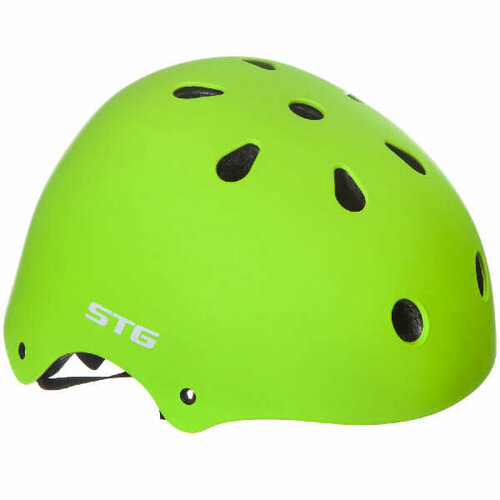 Шлем STG MTV12 салатовый, с фикс застежкой (XS (48-52 см)) stg шлем stg mv7 tiger xs 44 48 см х66765