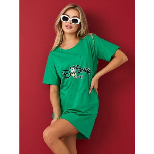 фото Туника sofi doll, размер 42-48, зеленый, черный