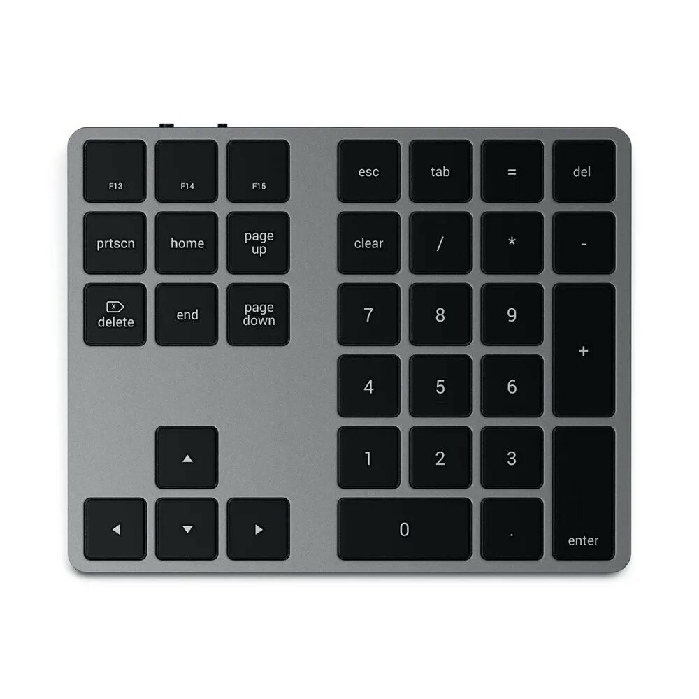 Satechi Aluminum Extended Wireless Keypad, серый космос / Беспроводной блок клавиатуры / ST-XLABKM