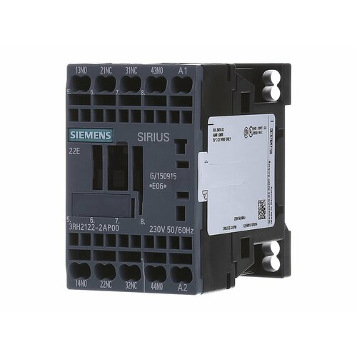 Вспомогательное реле 230V AC 0VDC 2NC / 2 NO 3RH2122-2AP00 – Siemens – 4011209786639