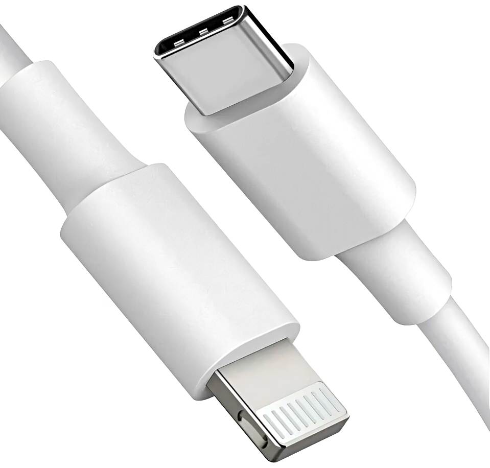 Универсальное зарядное устройство 25W с кабелем для iPhone, AirPods и iPad