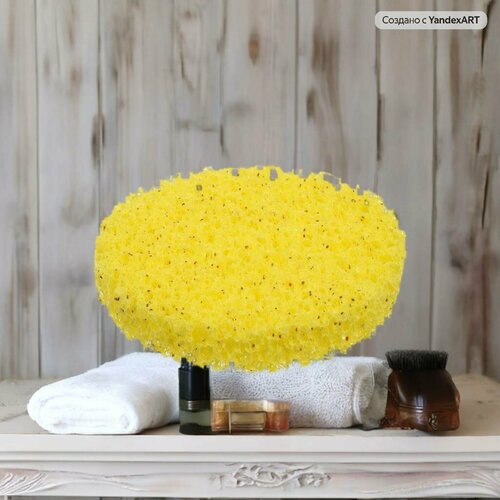 Спонж для лица с водорослями. Гипоаллергенный, подходит для ежедневного использования. Не содержит латекса. Диаметр 9 см.