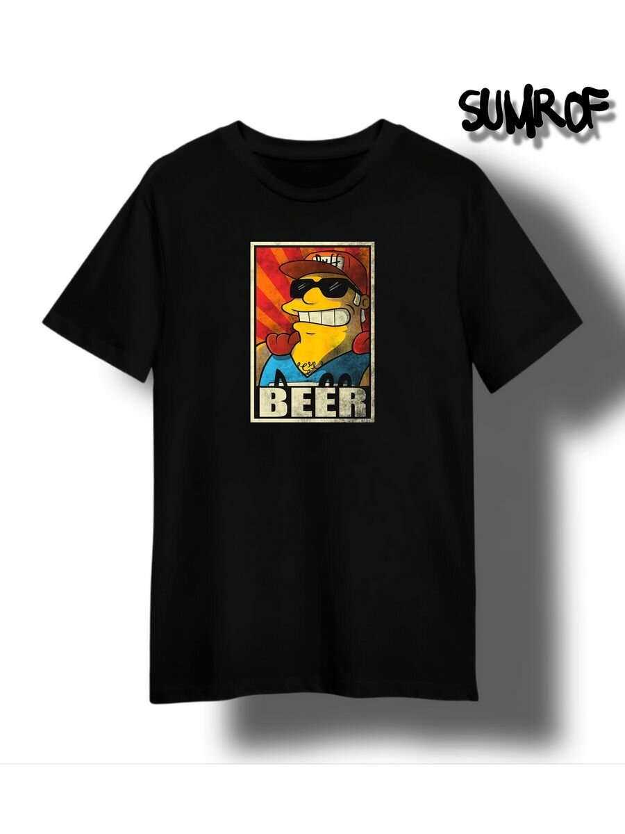 Футболка Zerosell duff man симпсоны