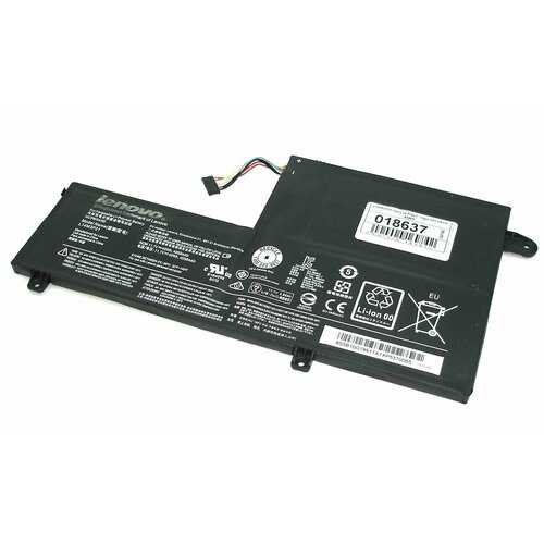 Аккумуляторная батарея для ноутбука Lenovo Flex3, Yoga 500 14ISK (L14M3P21) 11.1V 45Wh аккумулятор l14m3p21 для ноутбука lenovo flex3 11 1v 45wh 4000mah черный