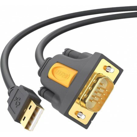 Кабель Ugreen CR104 20210 USB-А 2.0 - DB9 RS-232 (1 м)