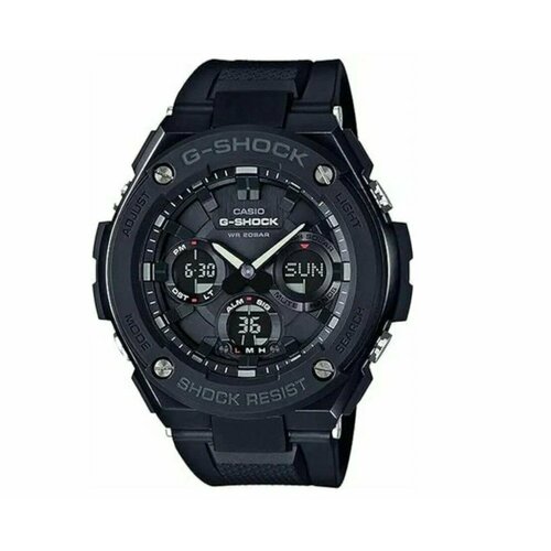Наручные часы CASIO GST-S100G-1B, черный casio g shock g steel gst b500ad 3a