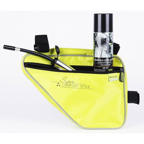 Сумка для велосипеда под раму цвет лайм 599₽