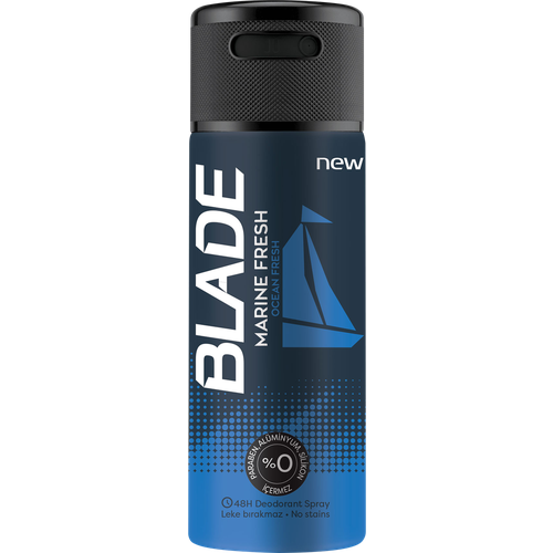 Дезодорант-спрей мужской BLADE Deo marine fresh, 150мл дезодорант спрей для тела мужской 150мл