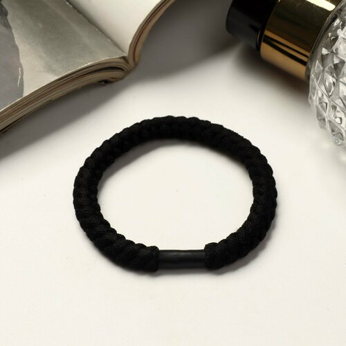 Резинка для волос Спорт плетение каприз 5 см чёрный 419₽