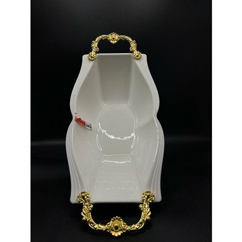 Блюдо с ручками позолота 1620₽