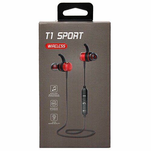 Bluetooth-наушники внутриканальные - T1 Sport 1 шт 1379₽