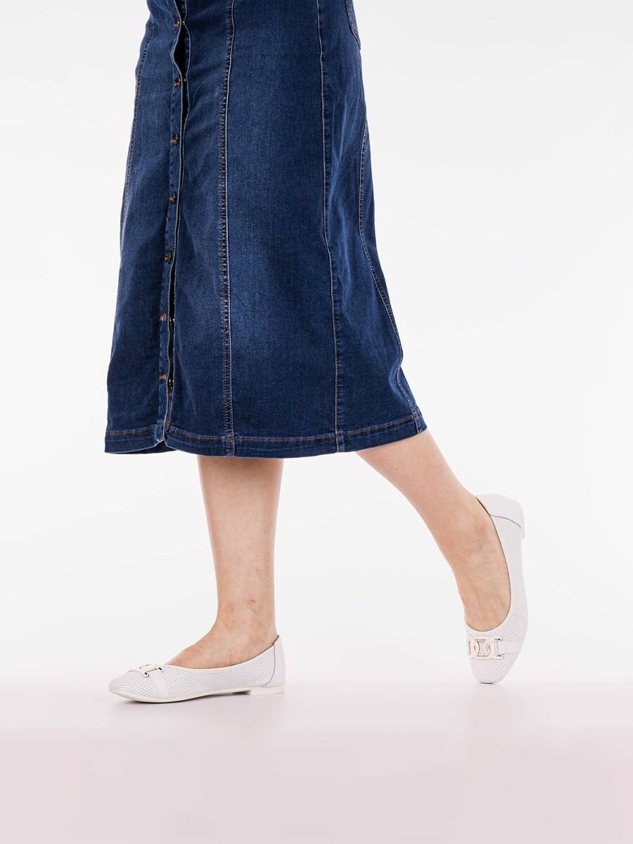 фото Туфли балетки на низком каблуке