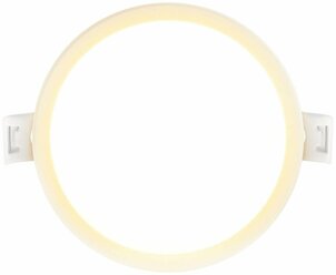 06-15 Светодиодная панель встраиваемая круглая 220В, 7Вт, 560Лм, CRI:80Ra, Ø95 75мм, алюминиевый кор