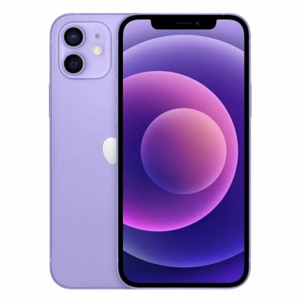 Смартфон Apple iPhone 12 128 ГБ, nano SIM+eSIM, фиолетовый