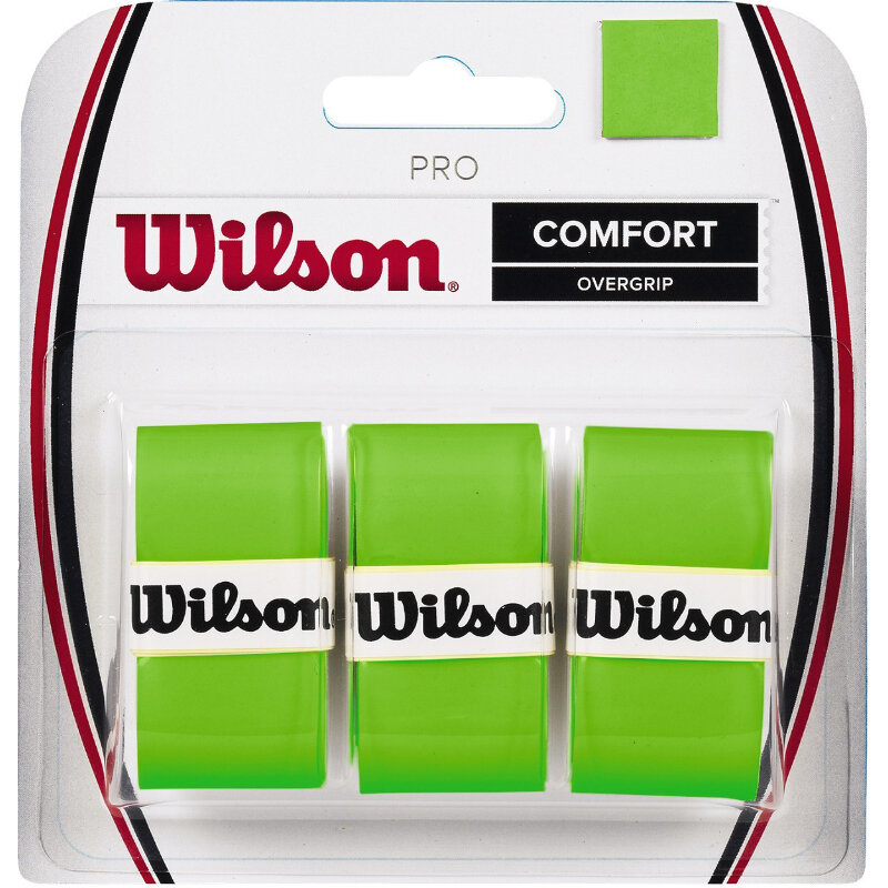Обмотка для ручки ракетки Wilson Overgrip Pro x3 Light Green WRZ470810