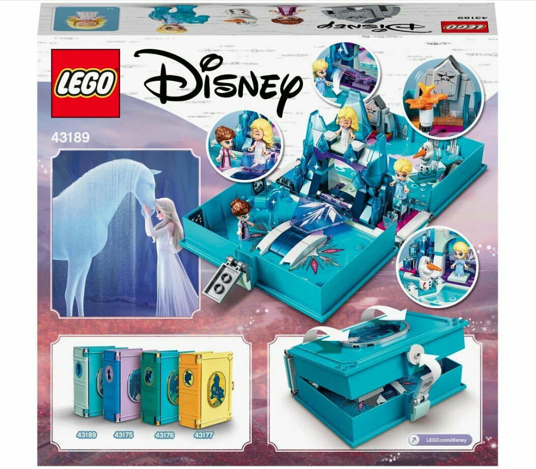 Конструктор LEGO Disney Frozen 43189 Книга сказочных приключений Эльзы и Нока, 125 дет.