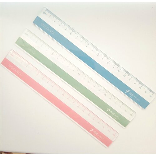 Линейка 20см, гибкая 