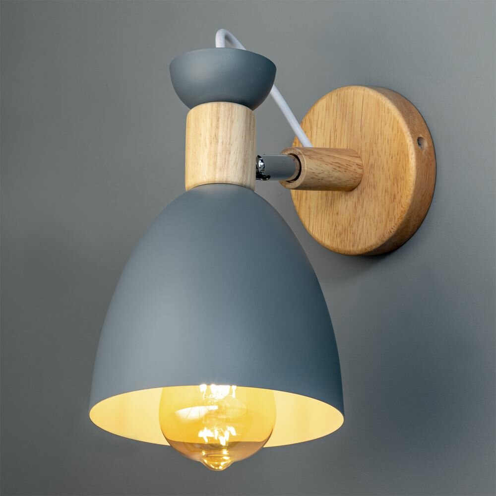 фото Настенный светильник Volante цвет серый