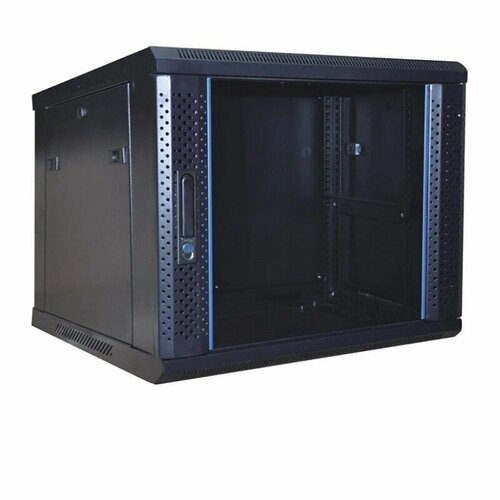 Шкаф коммутационный NEOMAX 6U (600х450), black/NM-CBWM-6U6045GKL-201-BK