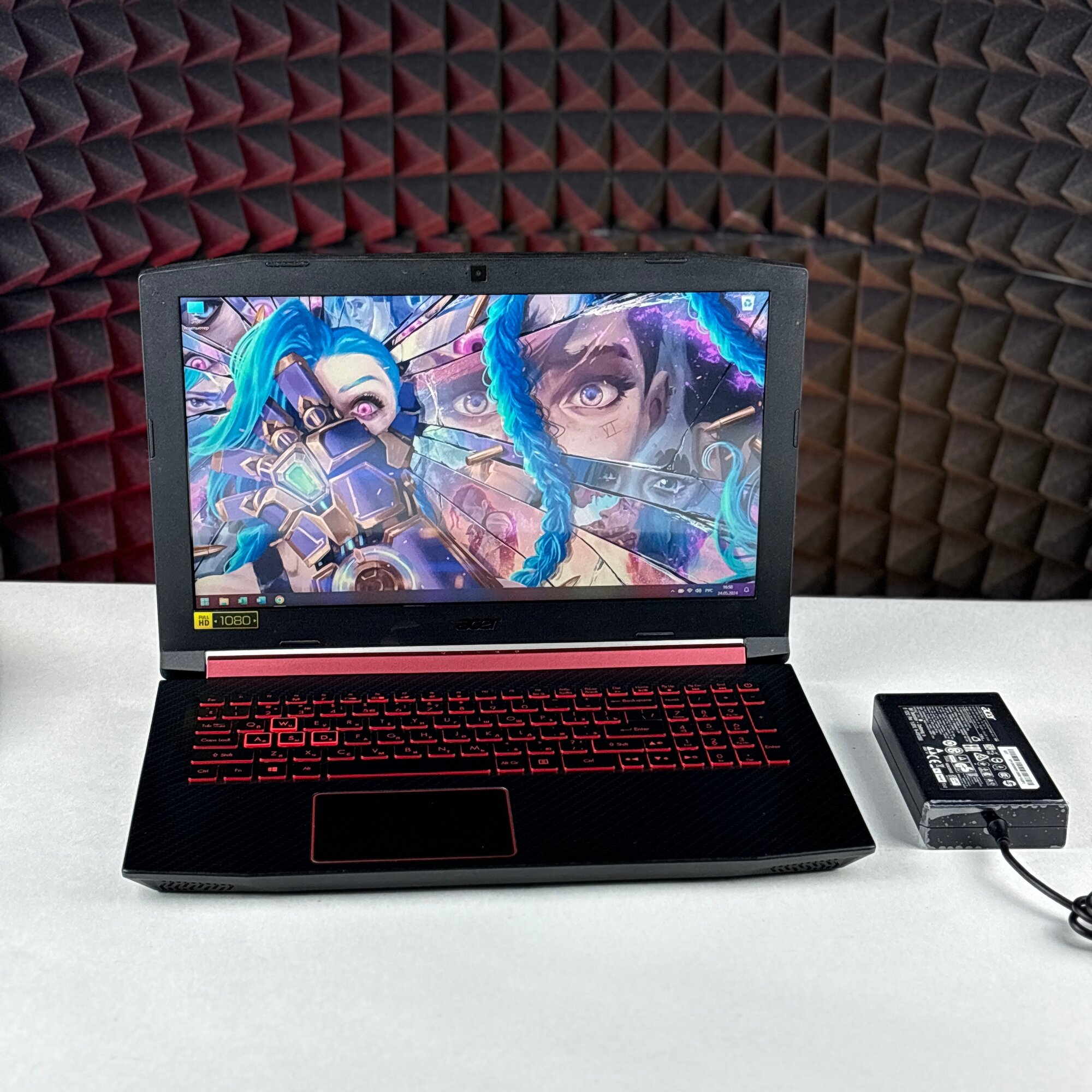 Ноутбук Acer Nitro 5 AN515-42 (1920x1080, 15.6", AMD Ryzen 5 2500U, RAM 8ГБ, SSD 256ГБ, Radeon RX560X (4Гб), Windows 11)