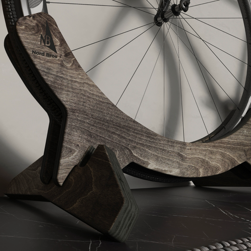 Изображение товара Велопарковка Nord Bros, напольная, дерево, 60x42x27см, для хранения велосипедов