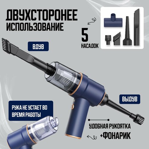 Беспроводная воздуходувка портативная аккумуляторная электрическая, пылесос для машины, воздуходувка для компьютера, портативный насос