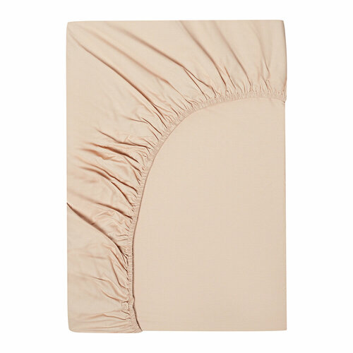 BY COLLECTION Простыня на резинке 200х200х25см 100 хлопок бежевый 3516₽