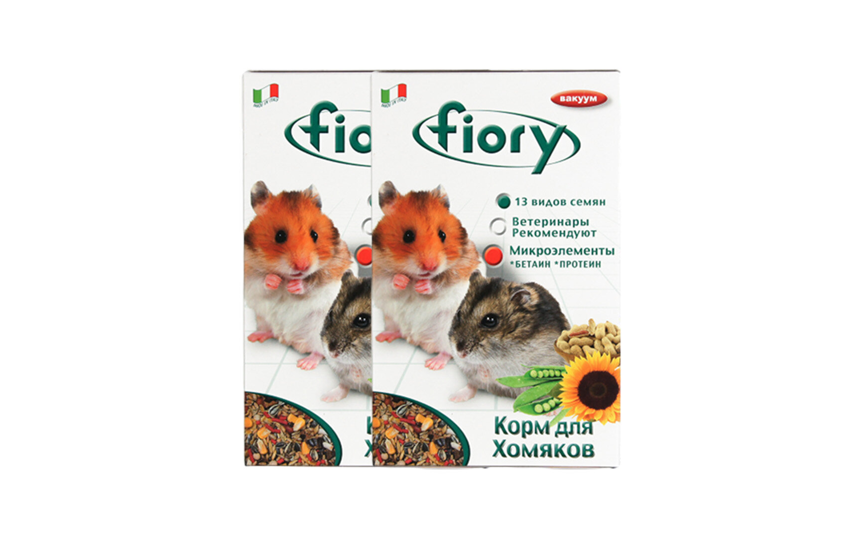 FIORY корм для хомяков Criceti 850 г х 2 шт.