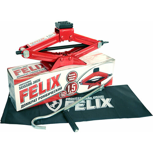Винтовой домкрат Felix ромбический 411040122 красный 15 т 2920₽