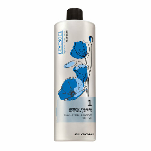 Шампунь для глубокого очищения волос Elgon Luminoil Clarifying Shampoo, 1000 мл