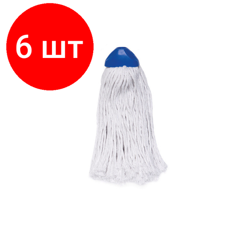 Комплект 6 штук, Насадка МОП Премиум II Люкс х/б 210гр (ГИ-010-05)