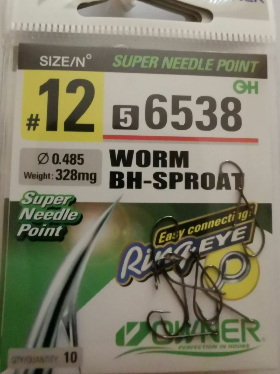 Крючок Owner 56538 №12 (10шт)