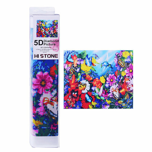 Мозаика Цветы и бабочки 4050см 624₽