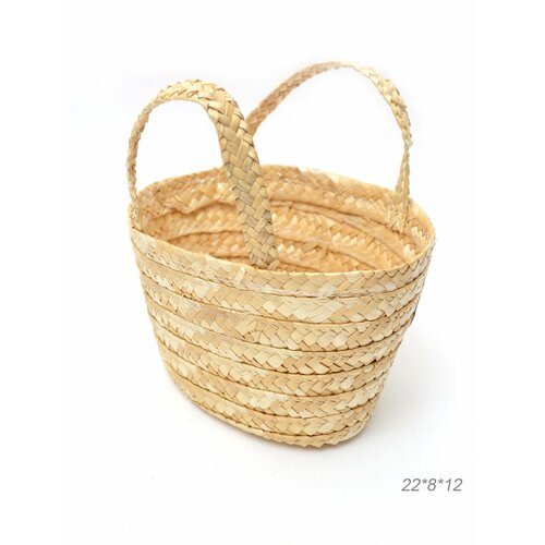 Корзина-сумка плетеная 18 см корзинка из лозы 580₽