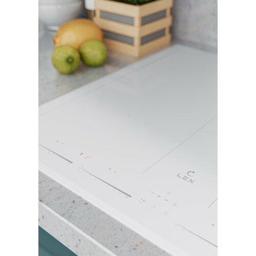 Варочная панель индукционная LEX EVI 641C WH 60см встраиваемая таймер датчик распознавания наличия посуды отключение при выкипании Flex-Zone функция Boost 25199₽