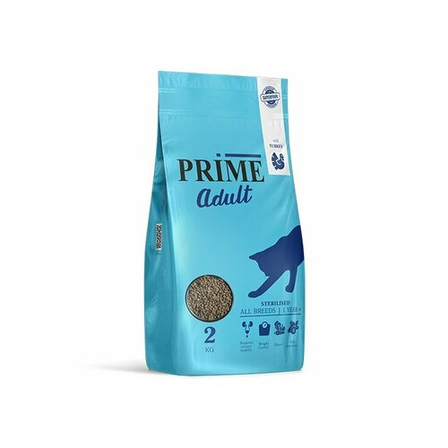 Prime STERILIZED сухой корм для стерилизованных кошек с 12 мес с индейкой