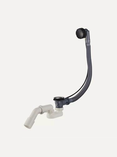 Изображение товара Сифон для ванны полуавтомат Raglo R600.30.06 латунь/пластик, цвет черный